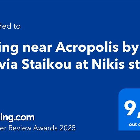Living Near Acropolis By Sylvia Staikou At Nikis Str Apartamento Atenas Exterior foto